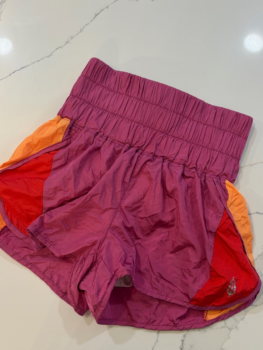 FREE PEOPLE MOVEMENT “The Way Home” Colorblock Athletic Shorts Size XS